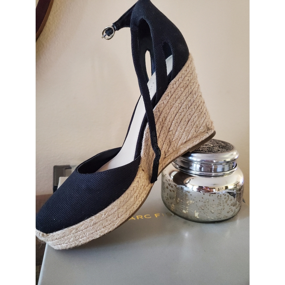 Marc Fisher Teelan Espadrille Wedge Sandal